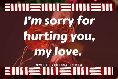 2020 Most Touching Apology Messages To A Lover Sweet Love Messages