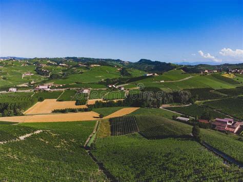 Langhe Hills With Vineyards Seen From La Morra Stock Image Image Of