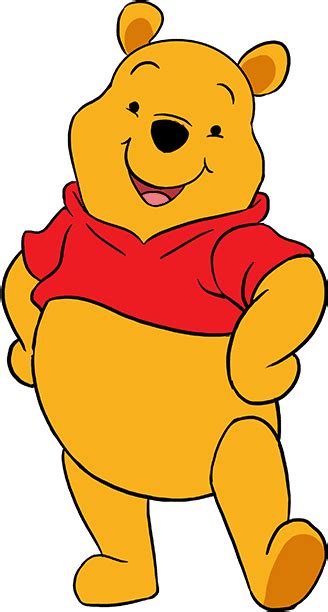 Out of all the animals, pooh is the one who is the closest to christopher robin. How To Draw Winnie The Pooh - Winnie The Pooh Easy Clipart ...