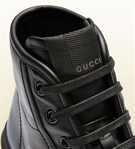 Lyst Gucci California Studded Leather High Top Sneaker In Metallic