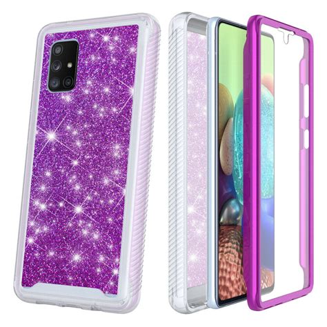 For Samsung Galaxy S20 Fe Glitter Phone Case Dual Layer Full Body
