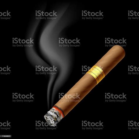 Smoldering Cigar Stock Illustration Download Image Now Cigar Smoke