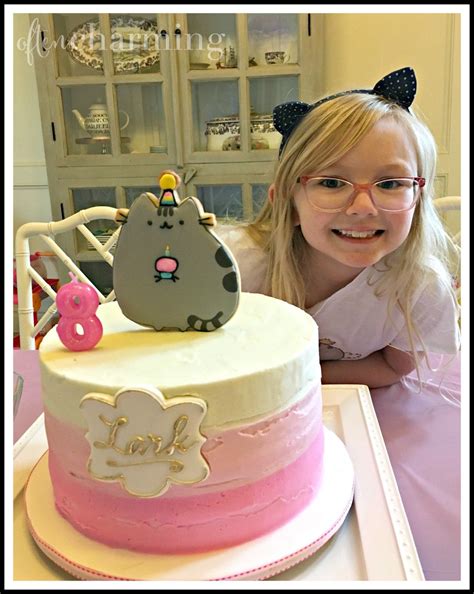 The Birthday Girl With Her Cake Often Charming Pusheen Birthday