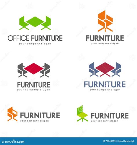 Furniture Logo Set Vector Illustration 90776114