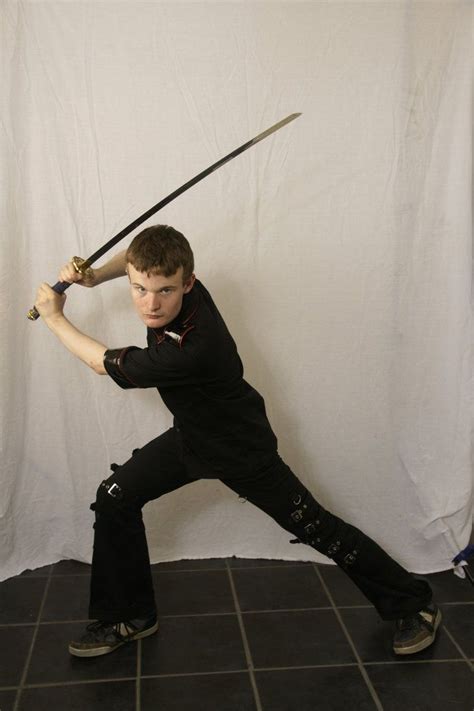 Man Holding Sword Pose Pose Katana Attack Sexy Sword Poses Samurai