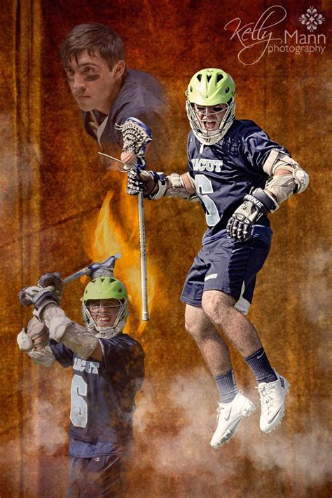 Sports Composite Photo Of Lacrosse Athlete By Nh Photographer Kelly