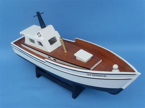 Buy Wooden Gilligans Island Minnow Model Boat 14in Model Ships
