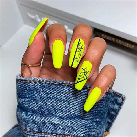 The Best Neon Yellow Nails Ideas In 2020 Stylish Belles