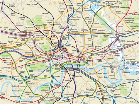 Tfl Forced To Reveal Secret Geographically Accurate London Tube And