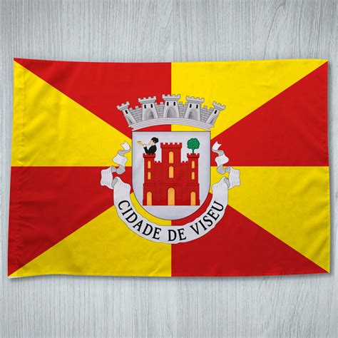 Bandeira Viseu Municípiocidade Personalizei