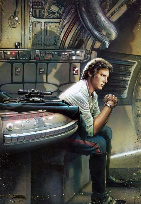 Han Solo By Brian Rood I Like The Troubled Look On Its