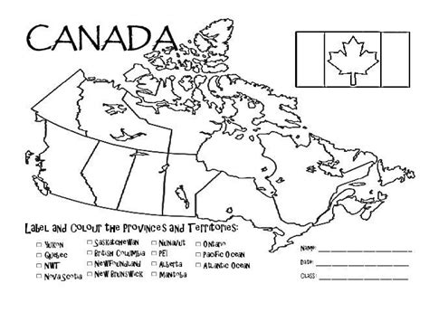 Blank Map Of Canada For Kids Printable Map Of Canada For Kids Images