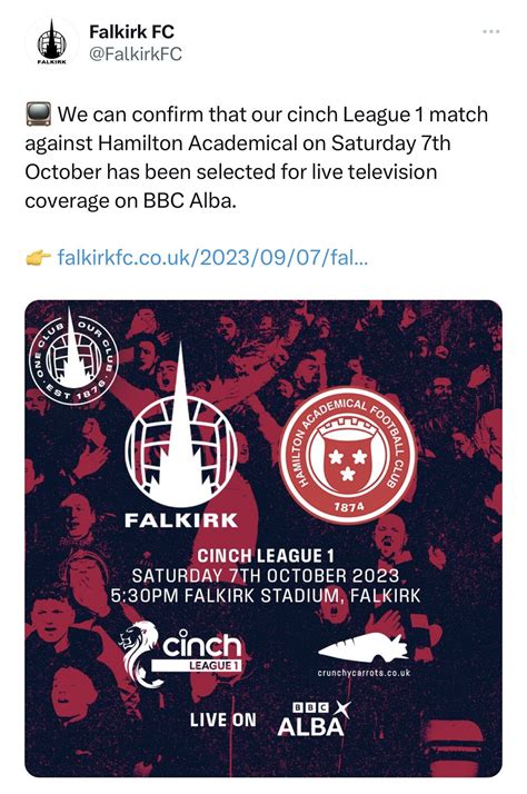 The Falkirk FC Thread Page 9609 Scottish League 1 General Chatter