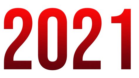 Red Gradient New Year 2021 Transparent Png Png Play