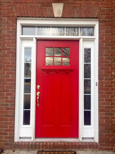 Sherwin Williams Positive Red Perfect Front Door Color Best Front Door