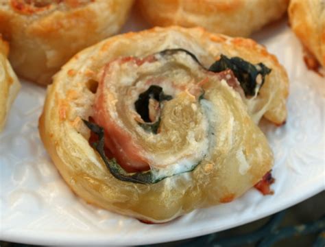 Food and Garden Dailies: Puff Pastry Pinwheels with Prosciutto, Gruyere 