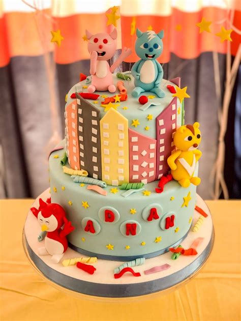 Miniforce Birthday Cake Cake Desserts Birthday Cake