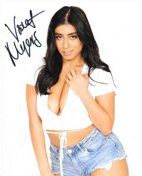 Violet Myers Adult Video Star Signed Hot X Photo Autographed Proof EBay