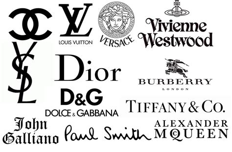 Designer Label Logos Clothing Brand Logos Fashion Logo Branding