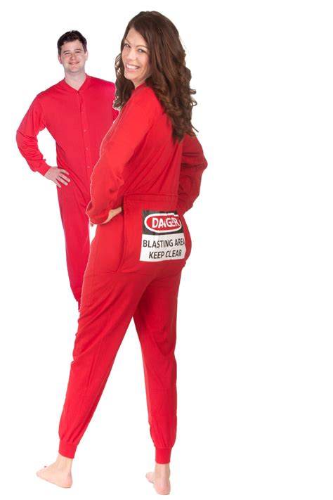 Bizx Onesie Pajamas With Funny Blast Area Butt Flap All Sizes
