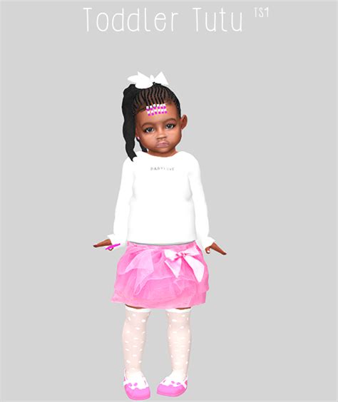 Sims 4 Toddler Lookbook Littletodds Toddler Tutu With Images