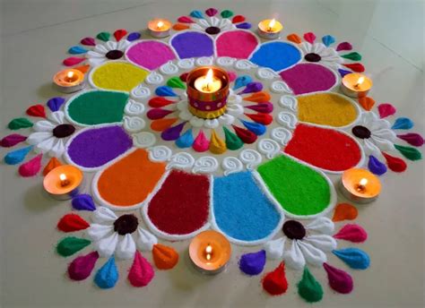 Some references of rangoli designs are also available in our scriptures. Colourful and Innovative Diwali Special Rangoli Design ...