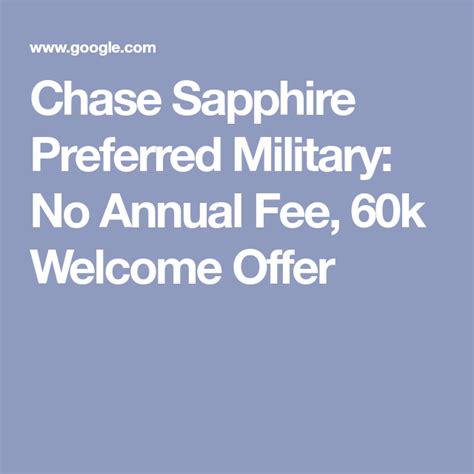 Once you charge your hotel and travel purchases to the card, you are automatically locked in with travel. Chase Sapphire Preferred Military: No Annual Fee, 60k Welcome Offer | Chase sapphire preferred ...
