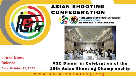 asc dinner in celebration of the 15th asian shooting championship asian shooting confederation