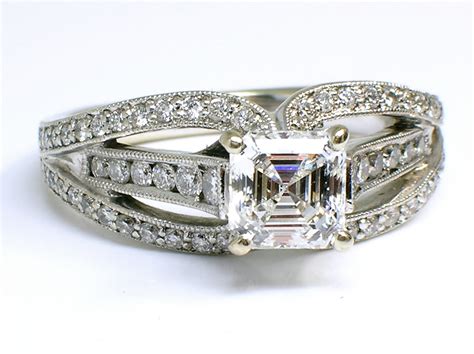 30 Square Shape Diamond Ring Designs Trends Models Design Trends