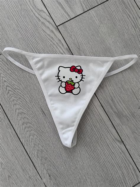hello kitty sanrio thong kawaii underwear underwear thong wear for kitties ebay