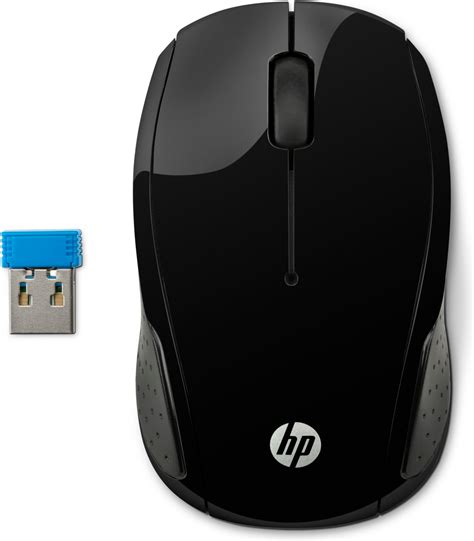 Hp 200 Mouse Rf Wireless Optical 1000 Dpi Ambidextrous 111 In