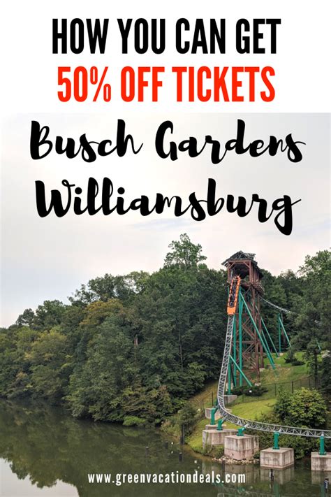 Sep 8, 2020, 3:12 pm. Busch Gardens Williamsburg Flash Sale 50% Off Tickets ...