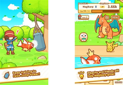 No, instead you're competing against a bunch of other trainers to see whose magikarp can jump higher. Pokemon: Magikarp Jump comes to Apple's iPhone & iPad | AppleInsider