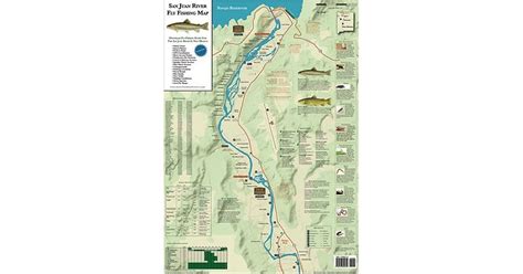 San Juan River Fly Fishing Map By David Colvin