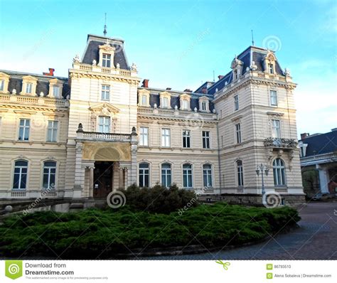 The Potocki Palace In Lviv Stock Photo Image Of Destination 86793510