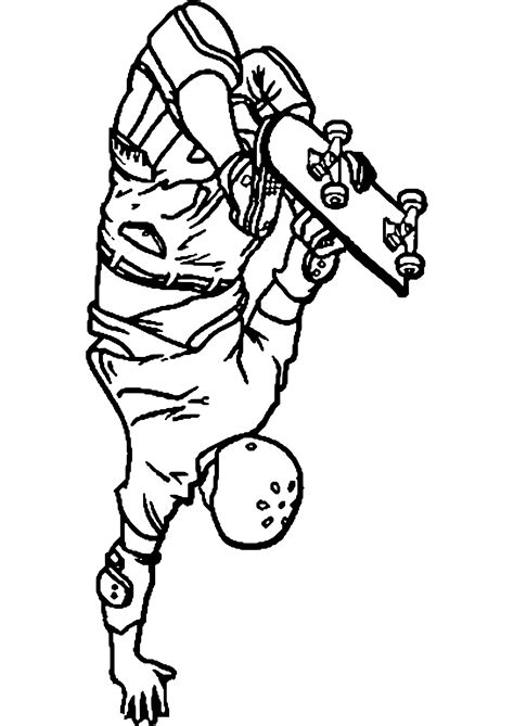 Skateboard Transportation Free Printable Coloring Pages