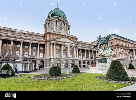 The Hungarian National Gallery At Buda Castle Budapest Hungary Stock