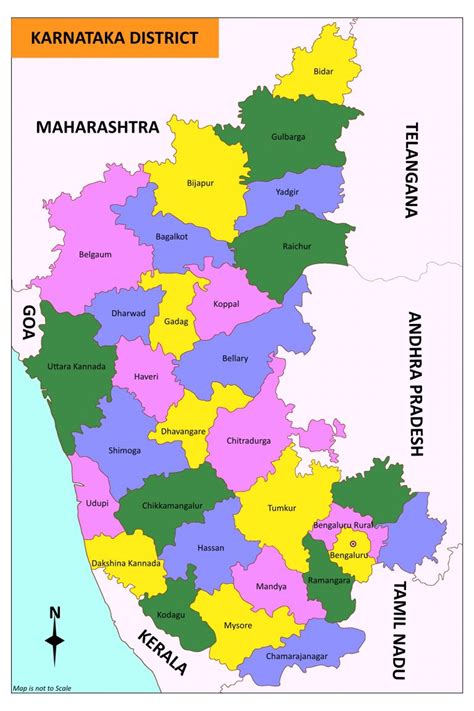 View The List Of Karnataka Districts And Dowload Free In Pdf Infoandopinion
