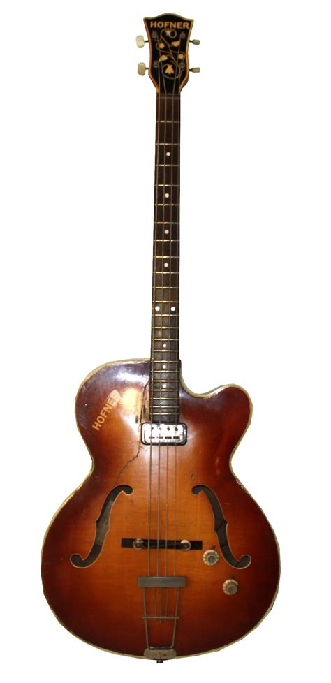 A Hofner Senator Semi Acoustic Bass Guitar Circa 1964 The Hollow Body With Sunburst Finish F H