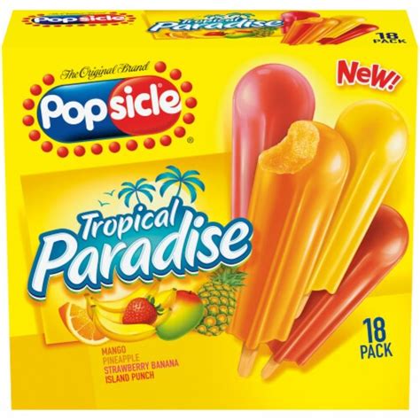 Popsicle Tropical Paradise Ice Pops 297 Fl Oz Food 4 Less