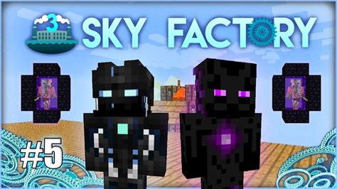 Minecraft Sky Factory Ep 5 Into The Nether Youtube