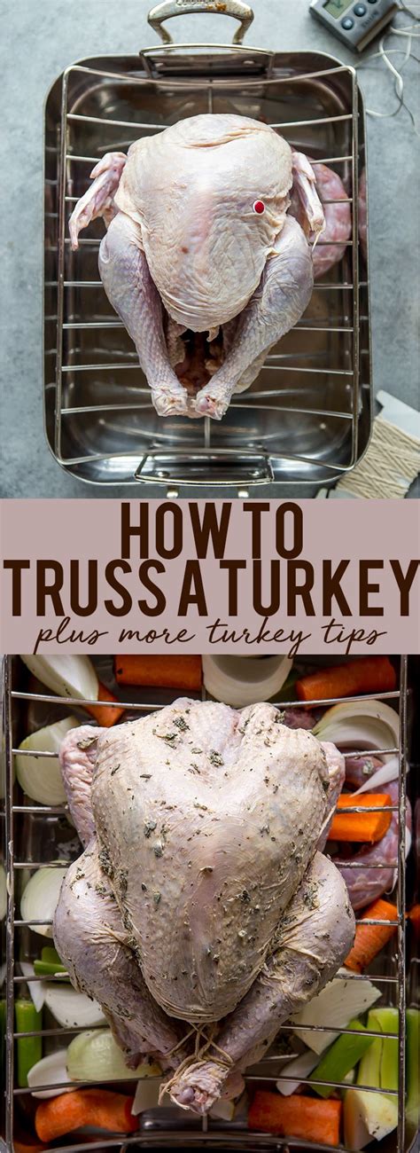 How To Truss A Turkey Video Preparing A Turkey Recipes