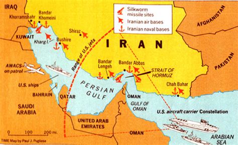 Map Of The Gulf War World Map