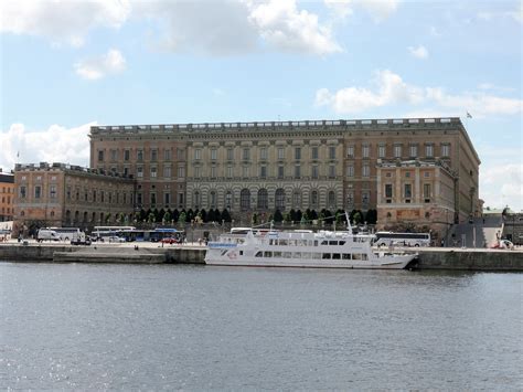 Das Stockholmer Schloss Kungliga Slottet In Stockholm Am 20 Juni