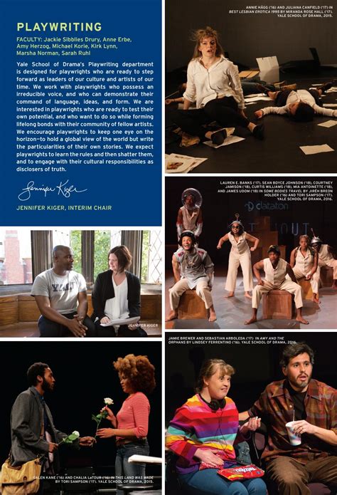 Yale School Of Drama Application Brochure By Yale Repertory Theatre Issuu