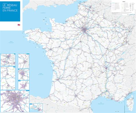 Official Map Railway Track Map Of France 2017 By Transit Maps