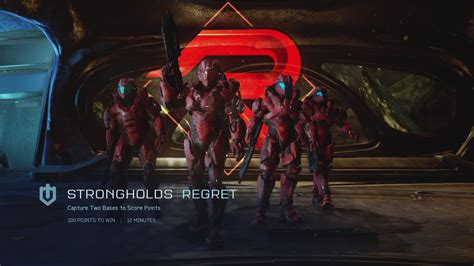 Halo 5 Guardians Beta Gameplay Strongholds Red Vs Blue Match 2 Youtube