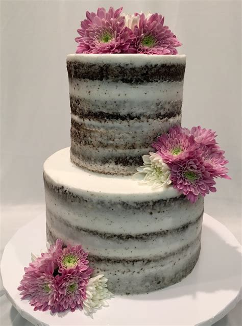 Mymonicakes Naked Cake With Fresh Flowers