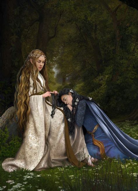Galadriel And Arwen Galadriel Is Arwen S Grandmother This Is Beautiful Tolkien Valinor