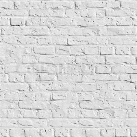 White Brick Wall Seamless Texture Stock Image Colourbox